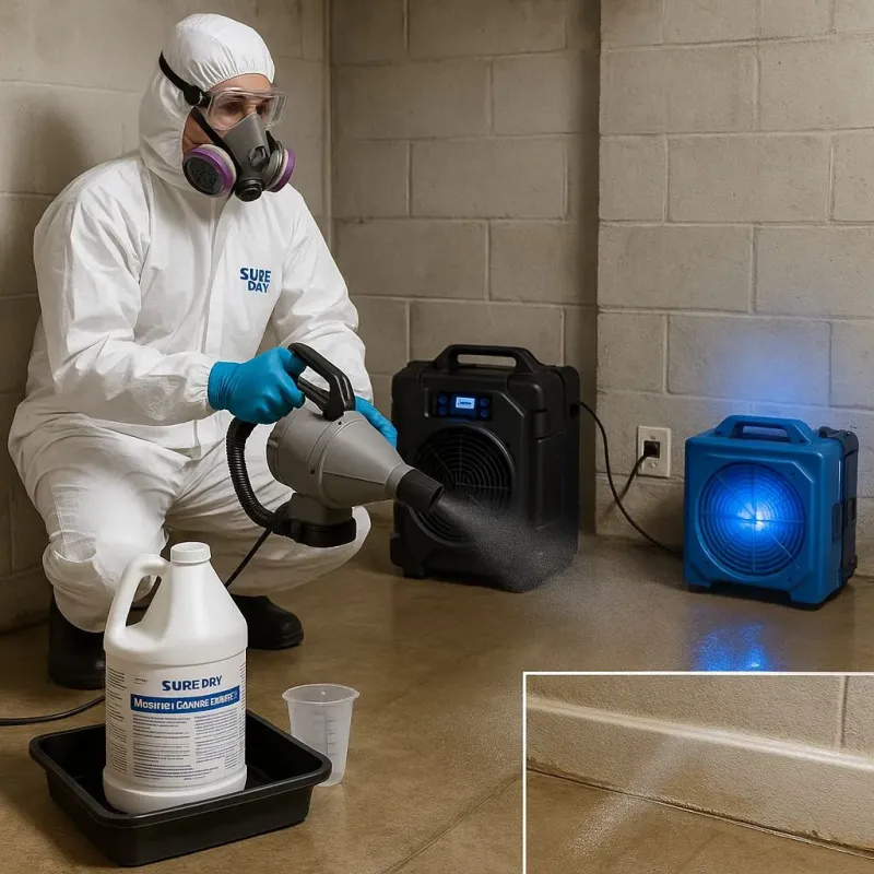 Sanitization and Odor Removal process in McKenzie, TN