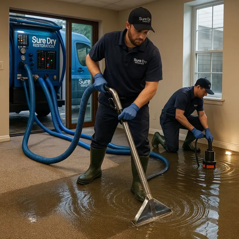 Water Extraction and Removal process in McKenzie, TN